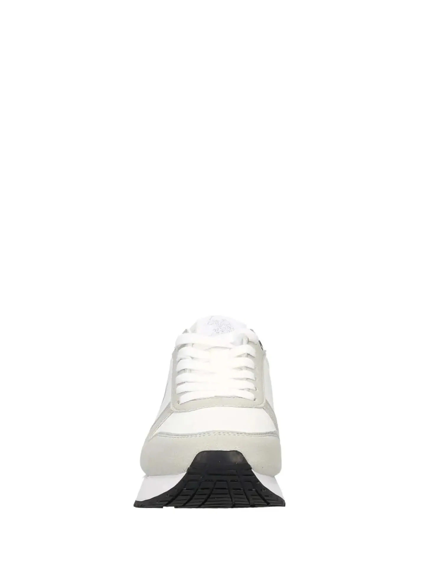 SNEAKERS DONNA - US POLO ASSN. BIANCO-ARGENTO - DENI004W/6YH1