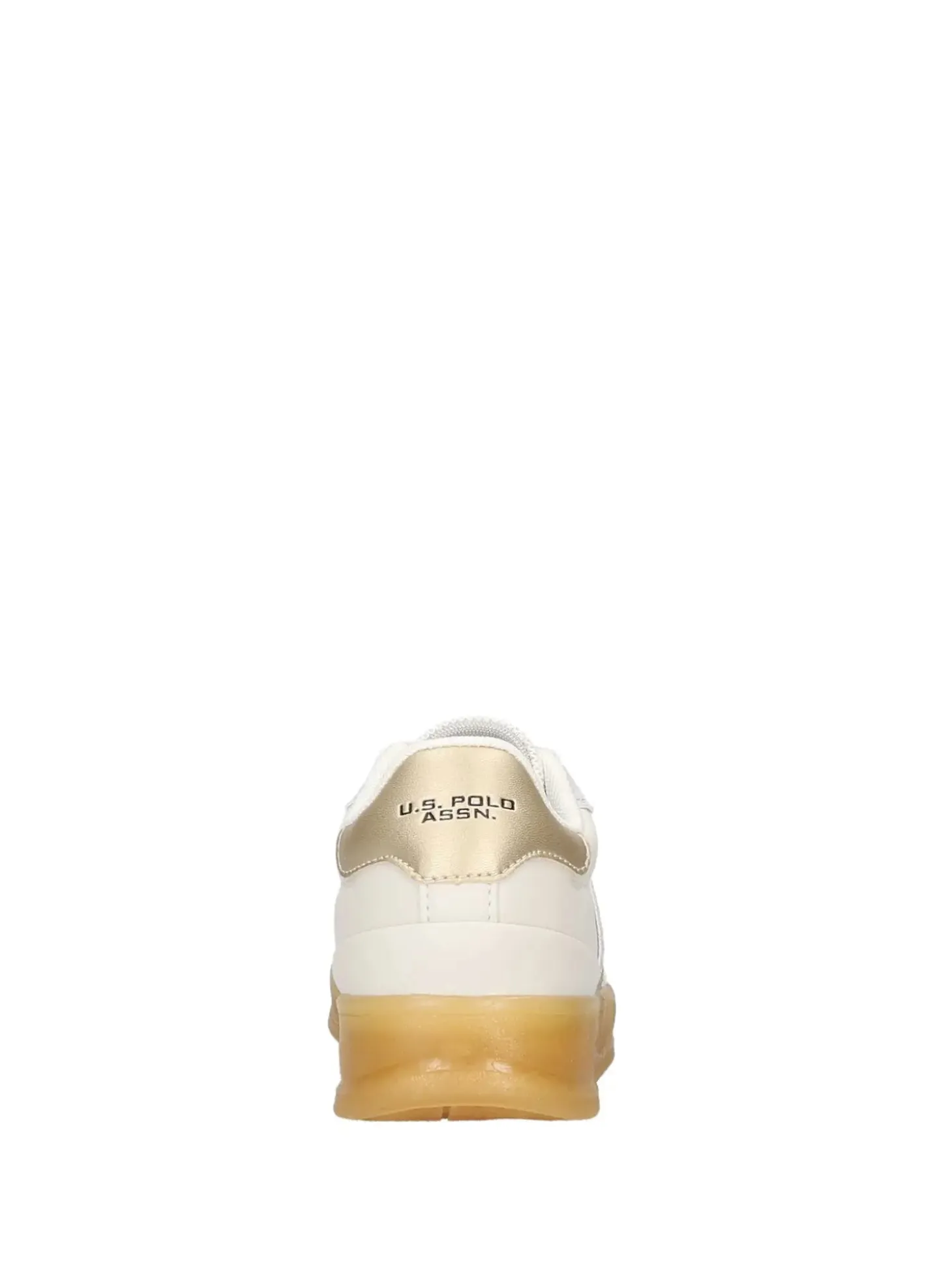 SNEAKERS DONNA - US POLO ASSN. BIANCO-ORO - CAMPYW005W/6YC1