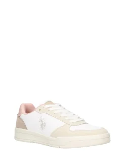 SNEAKERS DONNA - US POLO ASSN. BIANCO-NUDO - STEVY004W/6YH2