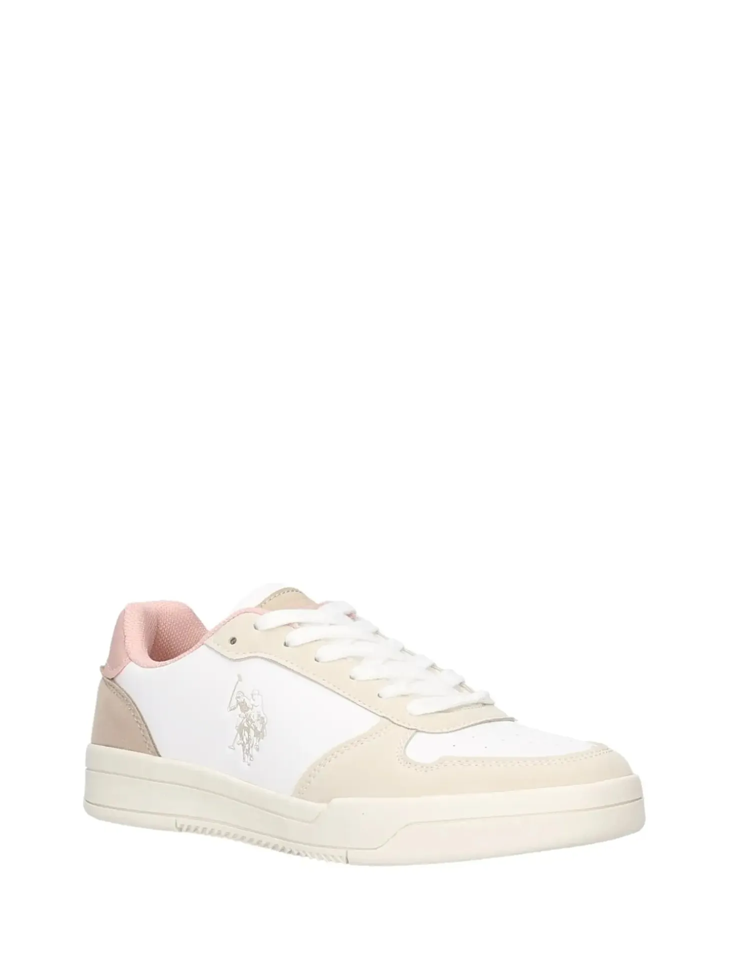SNEAKERS DONNA - US POLO ASSN. BIANCO-NUDO - STEVY004W/6YH2