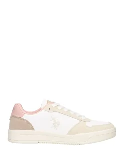 SNEAKERS DONNA - US POLO ASSN. BIANCO-NUDO - STEVY004W/6YH2