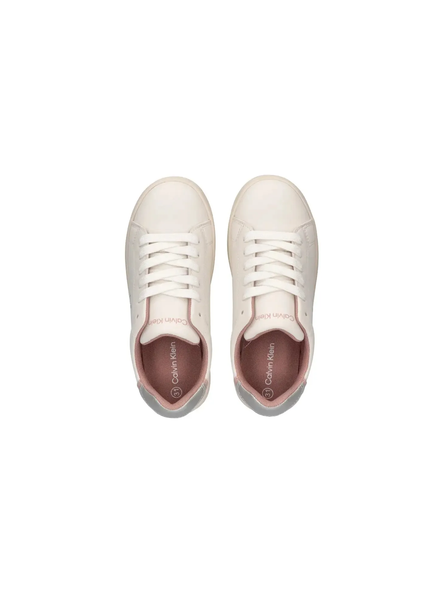 SNEAKERS RAGAZZA - CALVIN KLEIN BIANCO-NUDO - V3A9-83386-1355
