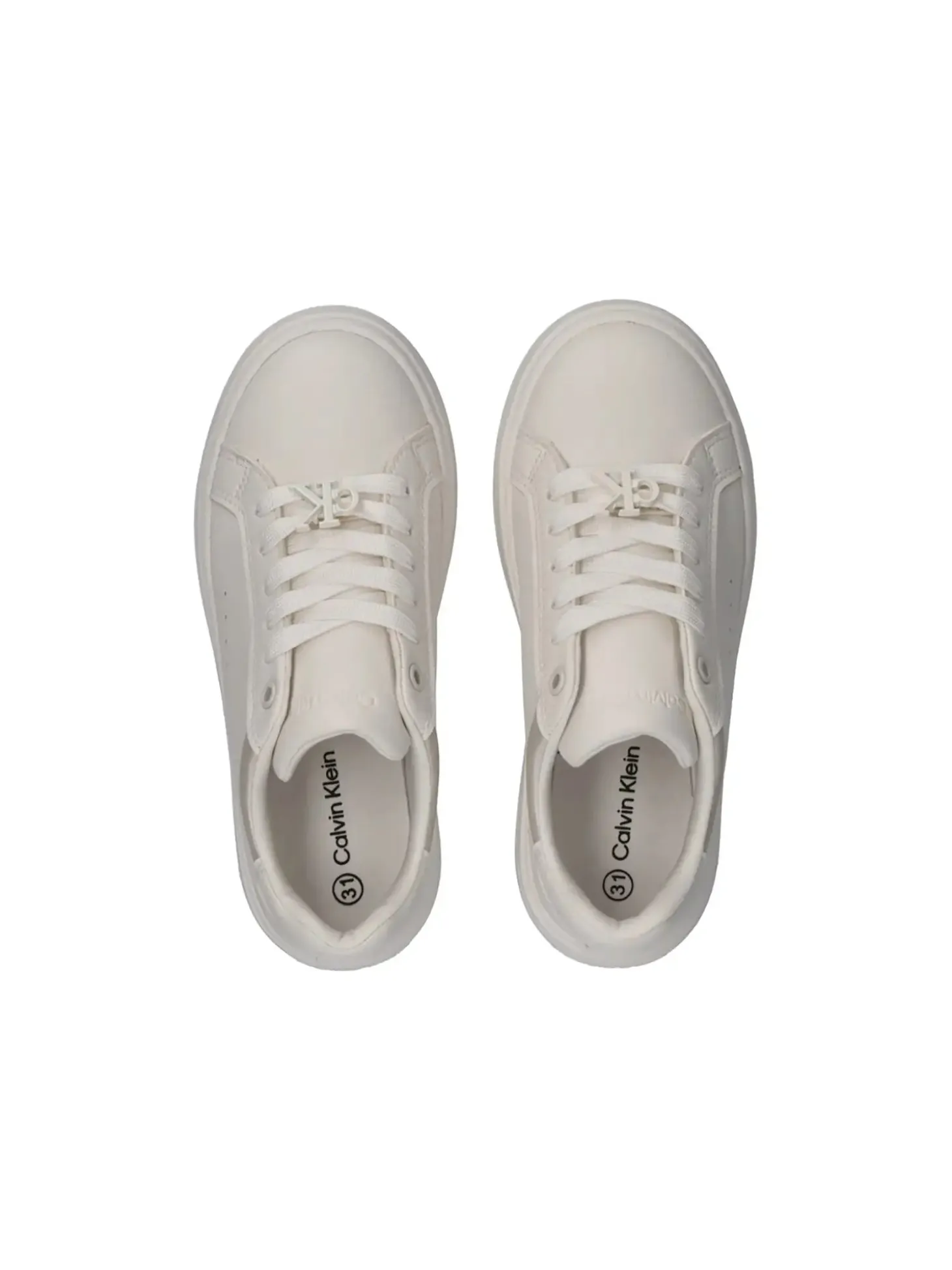 SNEAKERS RAGAZZA - CALVIN KLEIN BIANCO-AVORIO - V3A9-83215-1355