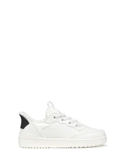 SNEAKERS RAGAZZA - GEOX BIANCO-NERO - J65NRA 05415
