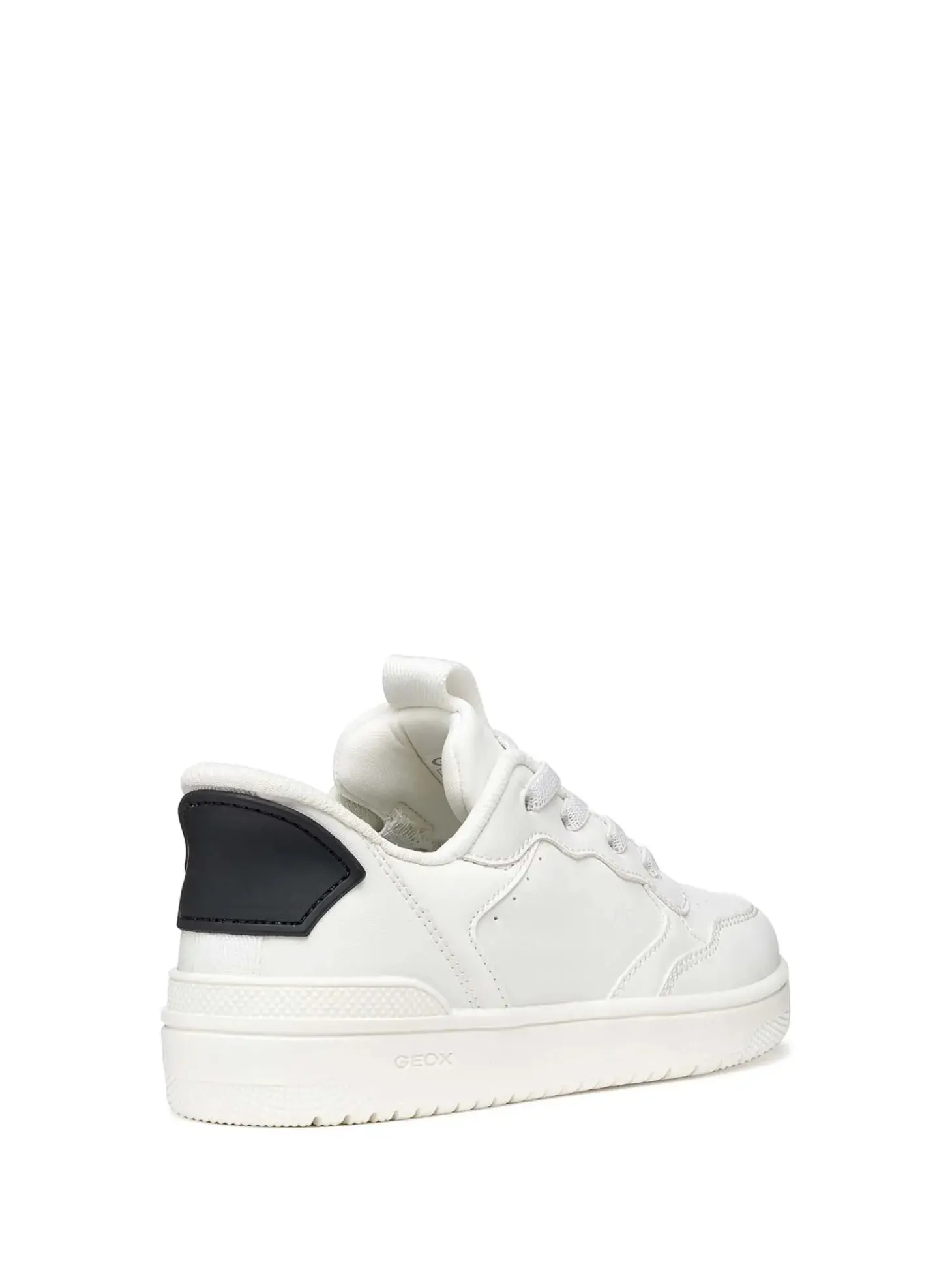 SNEAKERS RAGAZZA - GEOX BIANCO-NERO - J65NRA 05415
