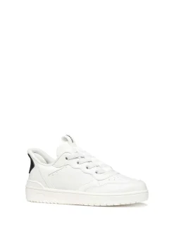 SNEAKERS RAGAZZA - GEOX BIANCO-NERO - J65NRA 05415