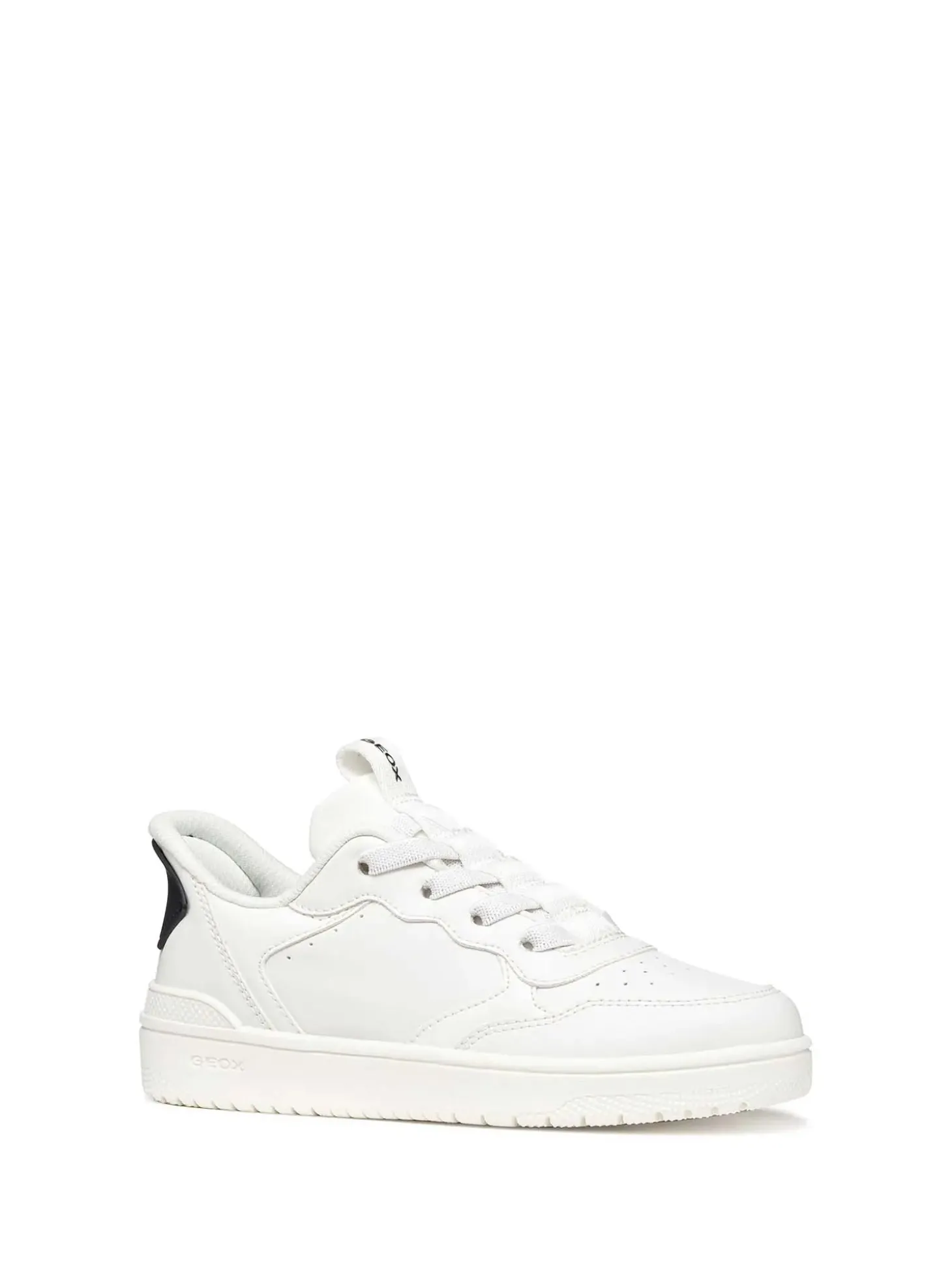 SNEAKERS RAGAZZA - GEOX BIANCO-NERO - J65NRA 05415