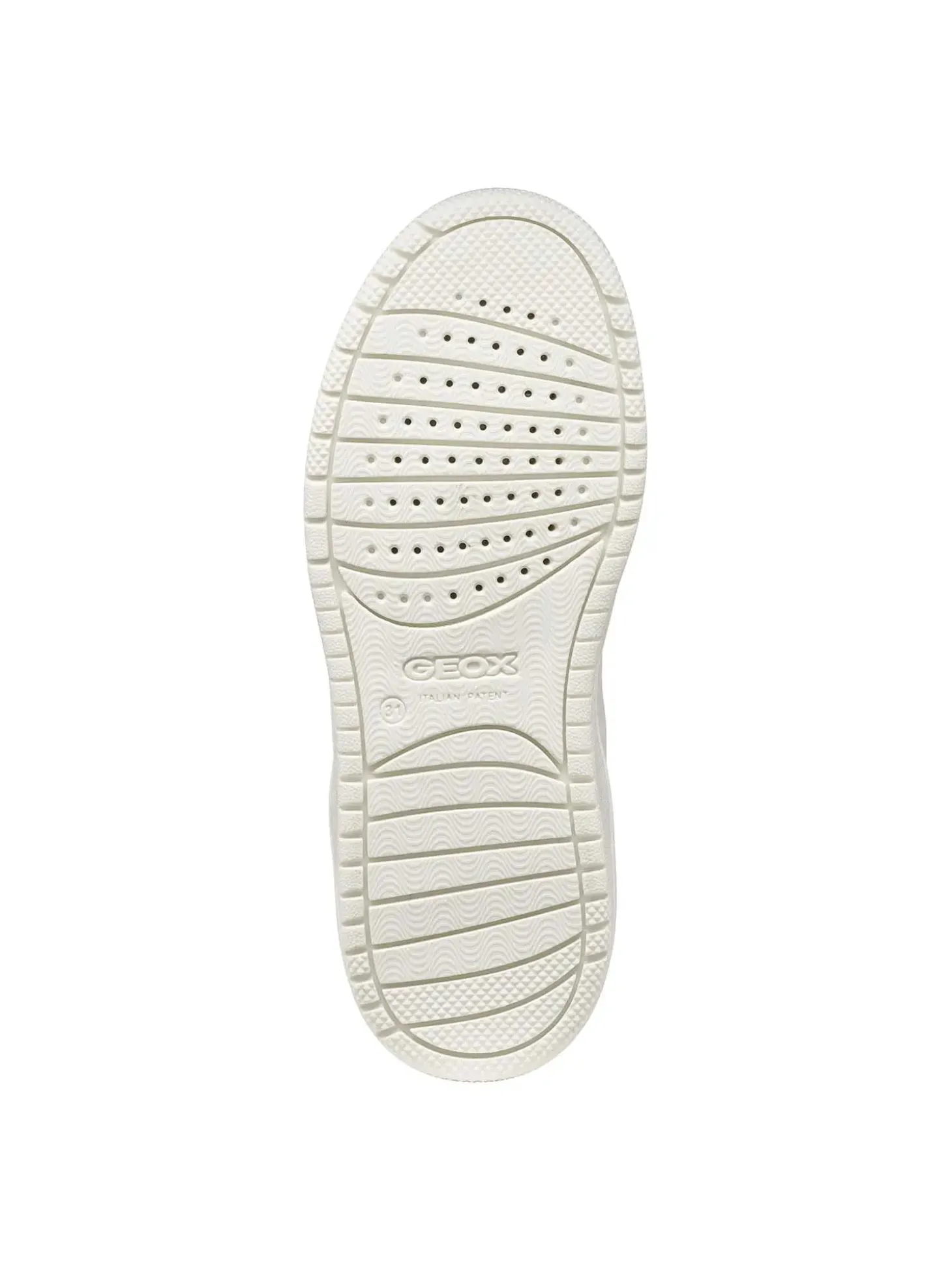 SNEAKERS RAGAZZA - GEOX BIANCO-NERO - J65NRA 05415