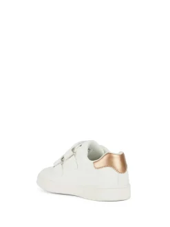 SNEAKERS RAGAZZA - GEOX BIANCO-ROSA - J45LRA 000BC