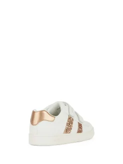 SNEAKERS RAGAZZA - GEOX BIANCO-ROSA - J45LRA 000BC