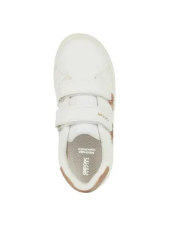 SNEAKERS RAGAZZA - GEOX BIANCO-ROSA - J45LRA 000BC