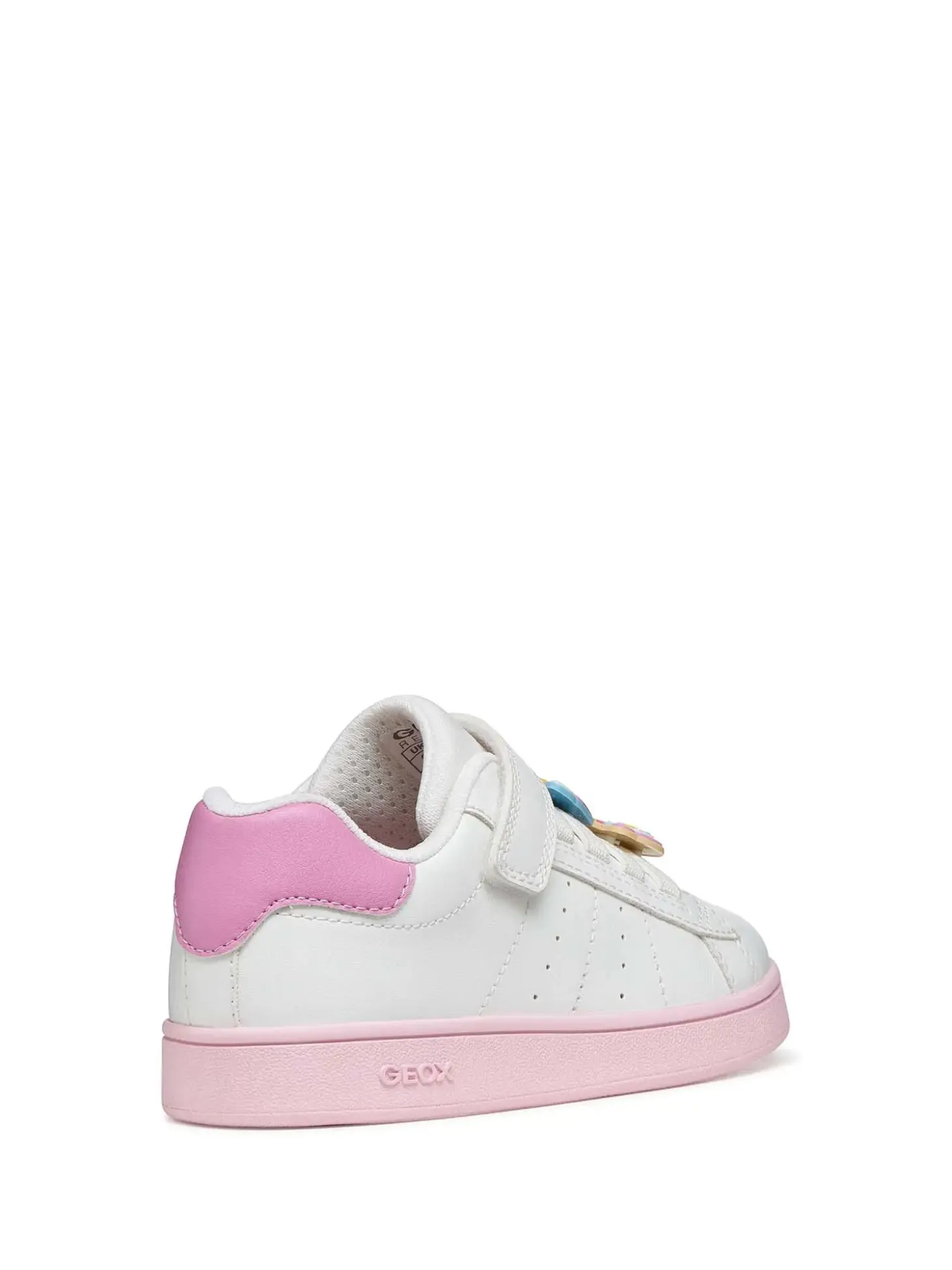 SNEAKERS RAGAZZA - GEOX BIANCO-ROSA - J65LRF 000BC