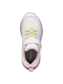SNEAKERS RAGAZZA - GEOX BIANCO-ROSA - J36FWB 01454