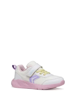 SNEAKERS RAGAZZA - GEOX BIANCO-ROSA - J36FWB 01454