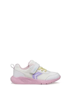SNEAKERS RAGAZZA - GEOX BIANCO-ROSA - J36FWB 01454