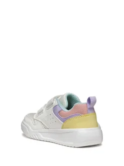 SNEAKERS RAGAZZA - GEOX BIANCO-MULTI - J55HPA 014BU