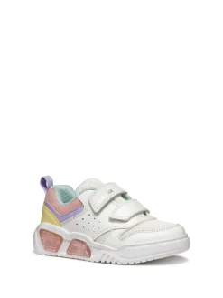 SNEAKERS RAGAZZA - GEOX BIANCO-MULTI - J55HPA 014BU