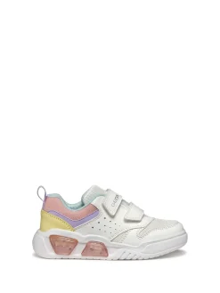 SNEAKERS RAGAZZA - GEOX BIANCO-MULTI - J55HPA 014BU