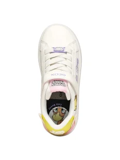 SNEAKERS RAGAZZA - GEOX BIANCO-GIALLO - J65LRH 05411