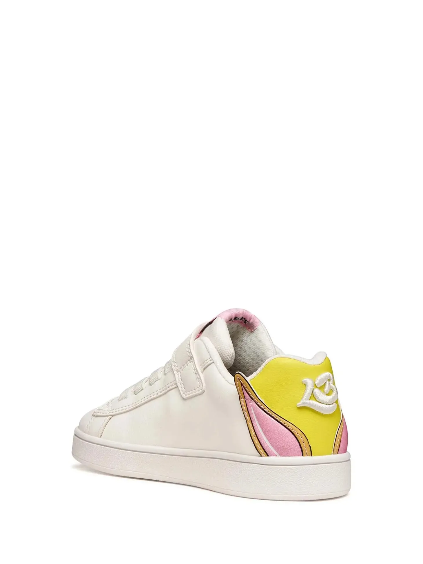 SNEAKERS RAGAZZA - GEOX BIANCO-GIALLO - J65LRH 05411