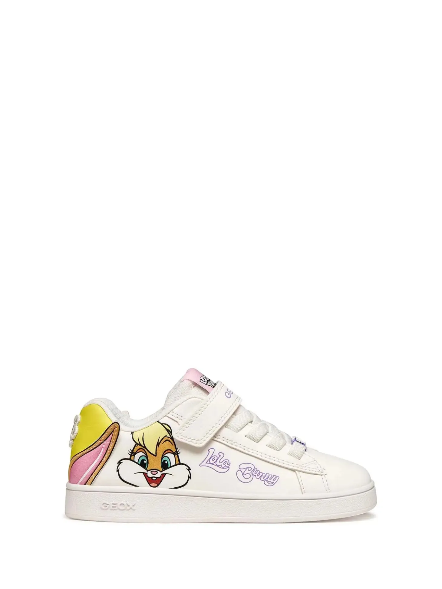SNEAKERS RAGAZZA - GEOX BIANCO-GIALLO - J65LRH 05411