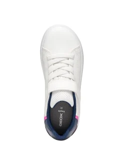 SNEAKERS RAGAZZA - GEOX BIANCO-BLU - J36LRA 0BCKC