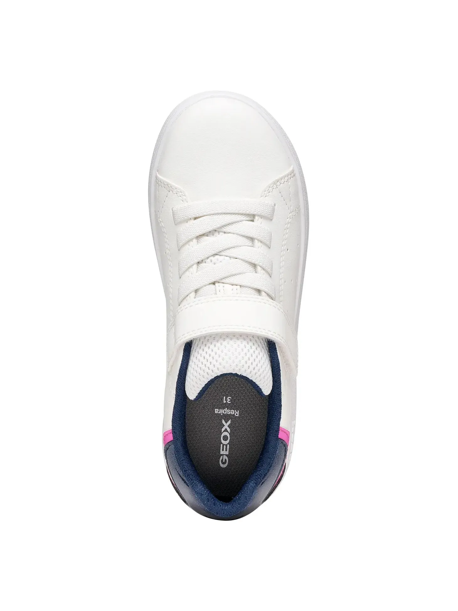 SNEAKERS RAGAZZA - GEOX BIANCO-BLU - J36LRA 0BCKC