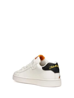 SNEAKERS RAGAZZA - GEOX BIANCO-NERO - J65LSE 054FU