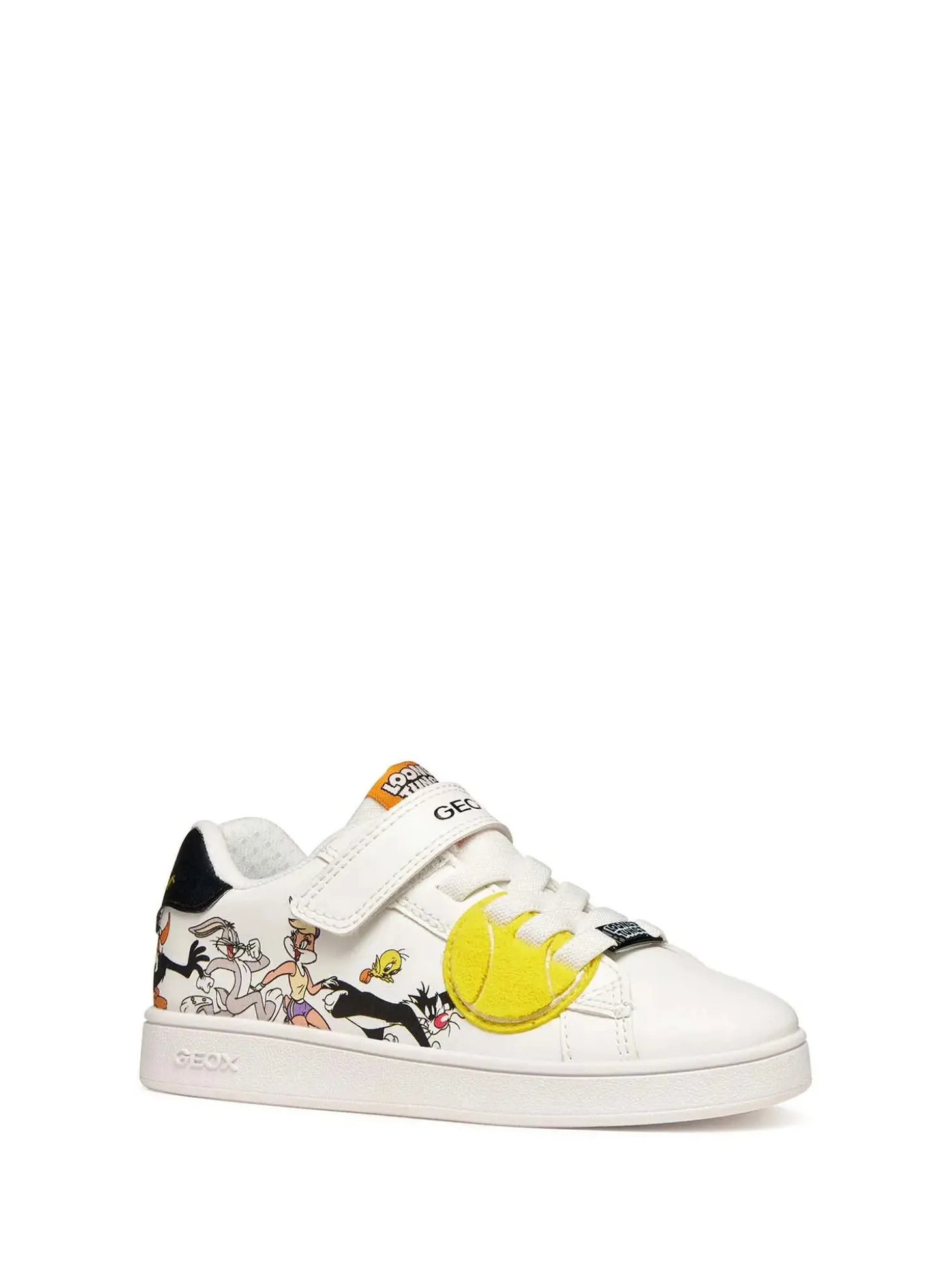 SNEAKERS RAGAZZA - GEOX BIANCO-NERO - J65LSE 054FU