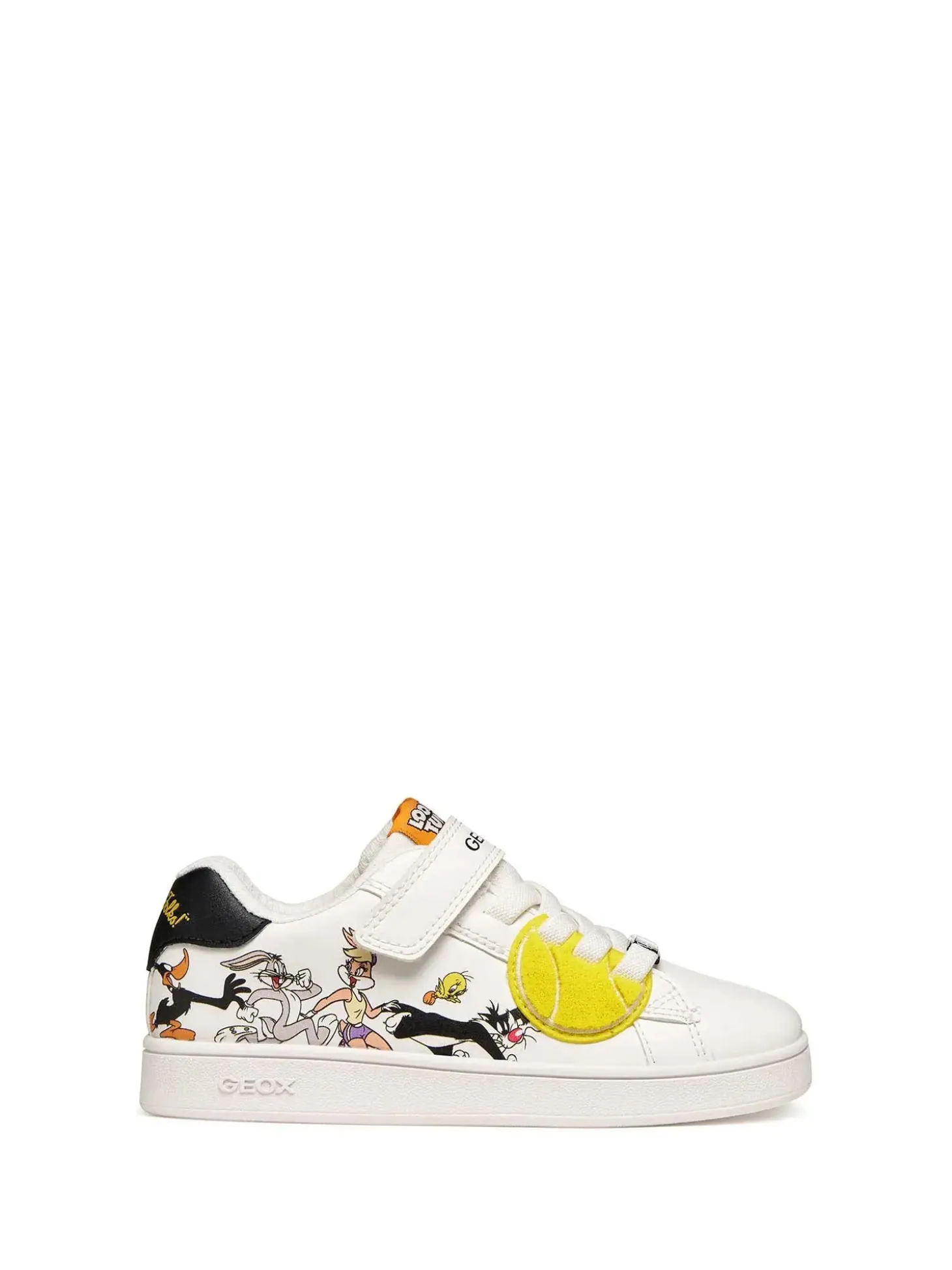 SNEAKERS RAGAZZA - GEOX BIANCO-NERO - J65LSE 054FU