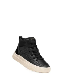 SNEAKERS RAGAZZA - GEOX NERO - J66M3D 05402