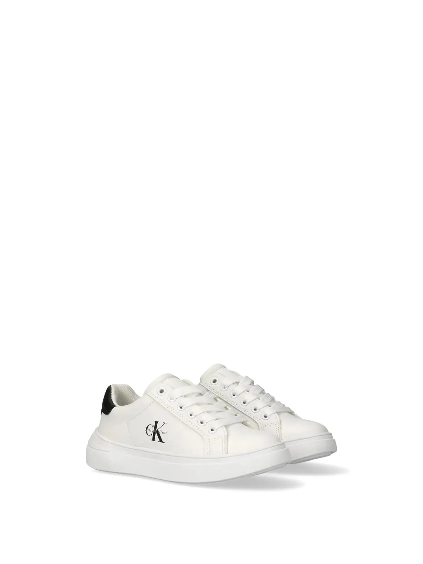 SNEAKERS RAGAZZO - CALVIN KLEIN BIANCO-NERO - V3X9-83468-1355