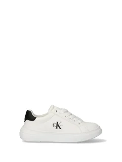 SNEAKERS RAGAZZO - CALVIN KLEIN BIANCO-NERO - V3X9-83468-1355