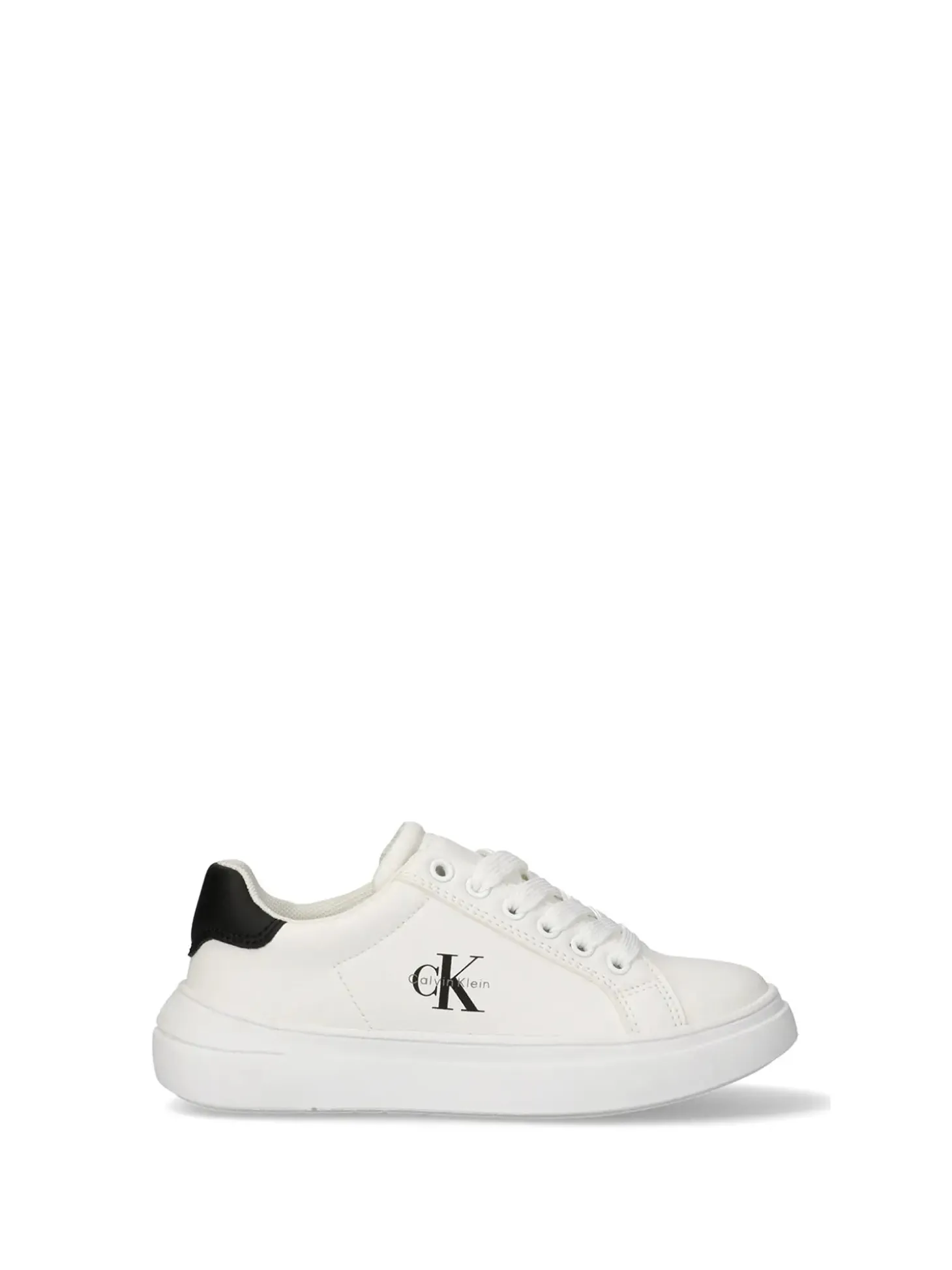 SNEAKERS RAGAZZO - CALVIN KLEIN BIANCO-NERO - V3X9-83468-1355