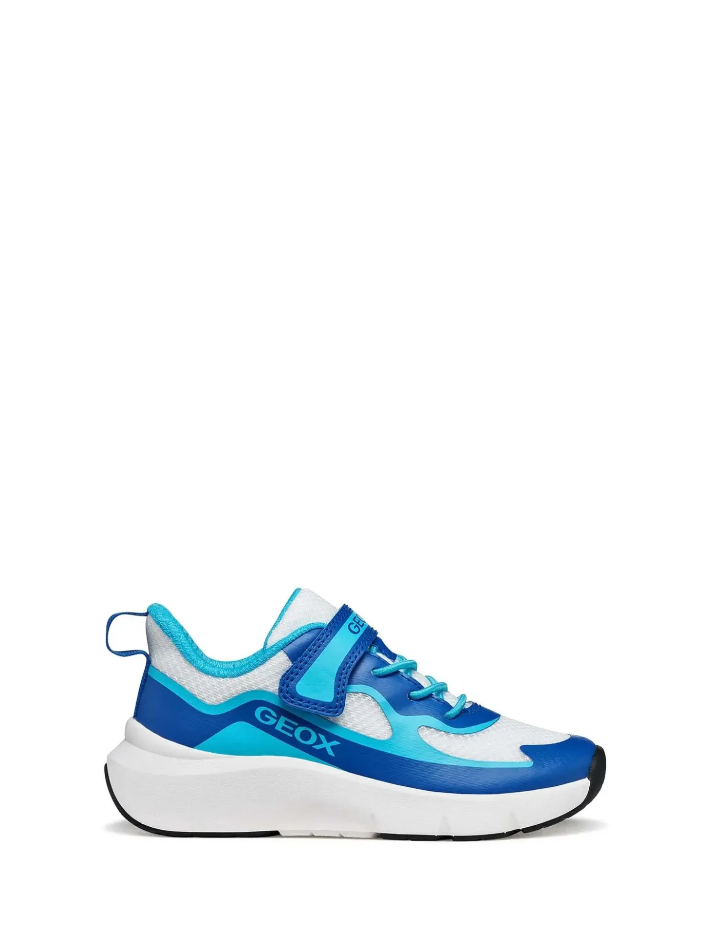 SNEAKERS RAGAZZO - GEOX BIANCO-AZZURO - J65P7F 01454