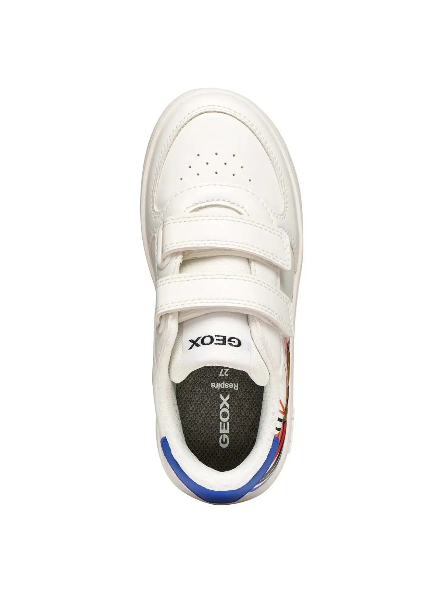 SNEAKERS RAGAZZO - GEOX BIANCO-BLU - J65LSD 0FU54