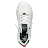 SNEAKERS RAGAZZO - GEOX BIANCO-NERO - J66LRD 05402