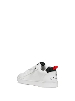 SNEAKERS RAGAZZO - GEOX BIANCO-NERO - J66LRD 05402
