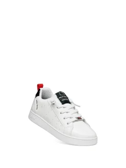 SNEAKERS RAGAZZO - GEOX BIANCO-NERO - J66LRD 05402