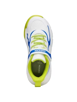 SNEAKERS RAGAZZO - GEOX BIANCO-BLU - J65P7F 01454