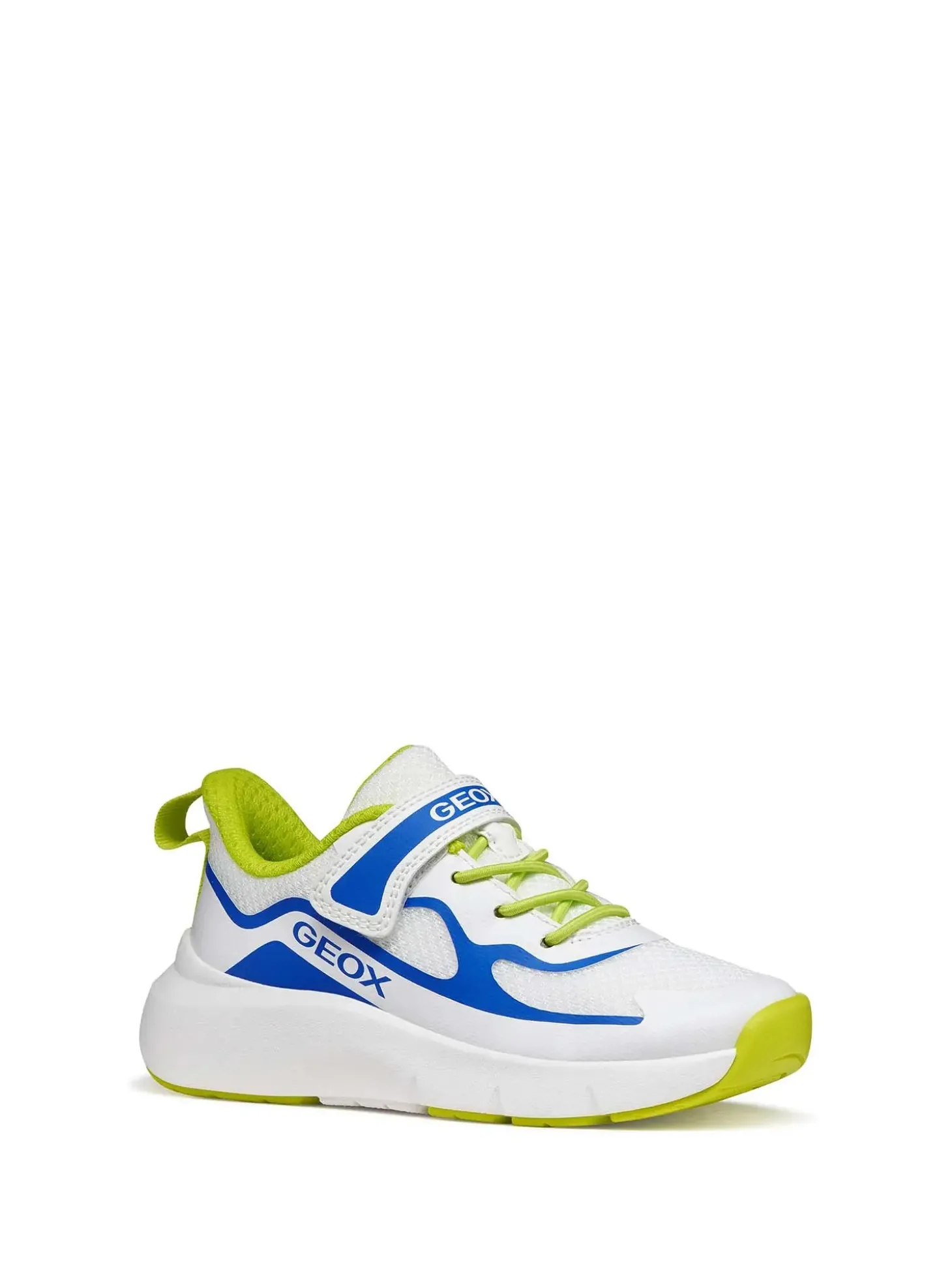 SNEAKERS RAGAZZO - GEOX BIANCO-BLU - J65P7F 01454
