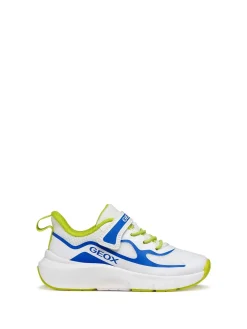 SNEAKERS RAGAZZO - GEOX BIANCO-BLU - J65P7F 01454