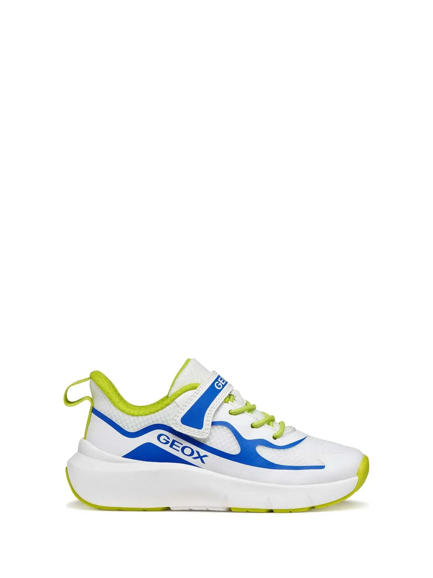 SNEAKERS RAGAZZO - GEOX BIANCO-BLU - J65P7F 01454