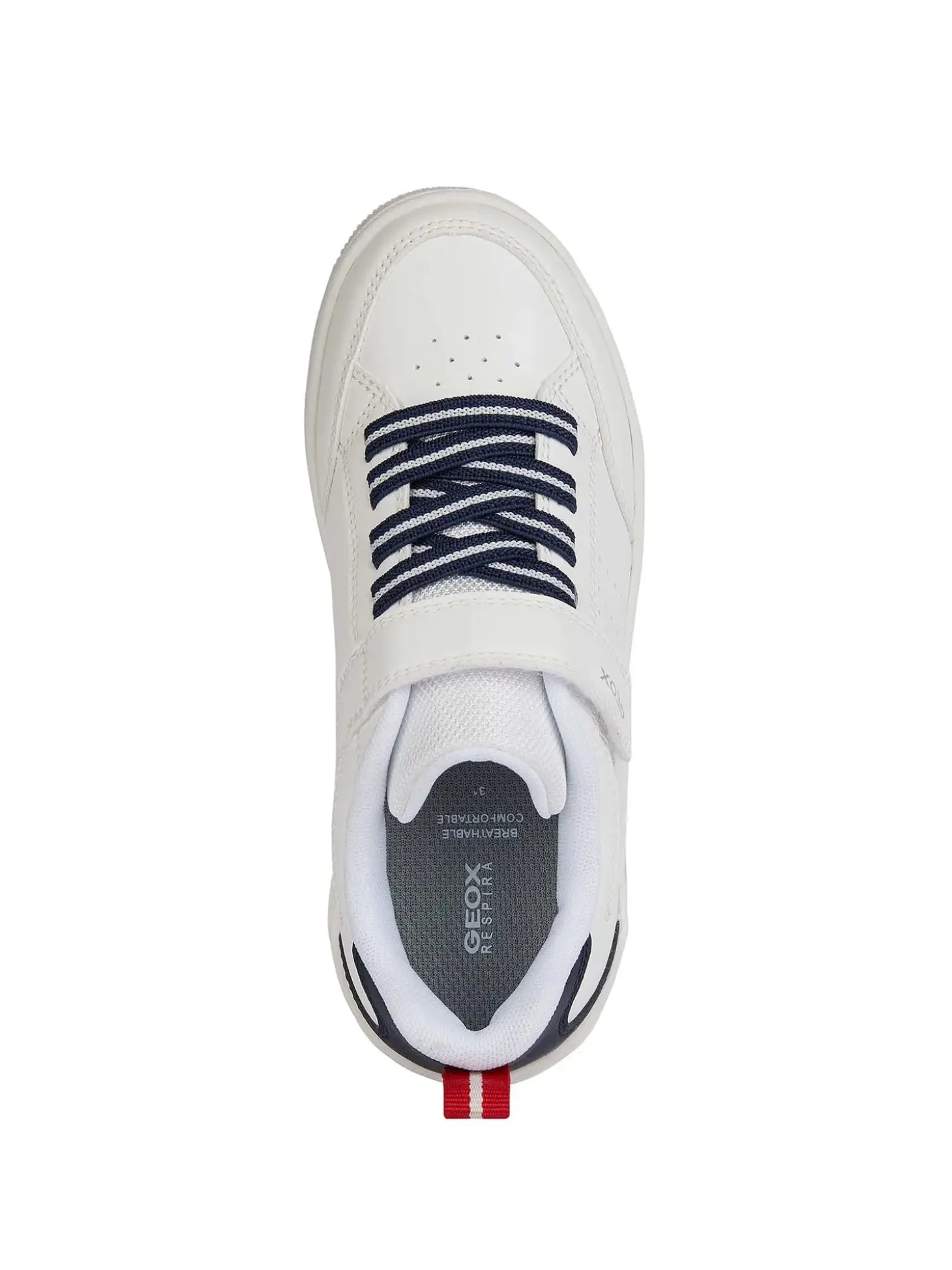 SNEAKERS RAGAZZO - GEOX BIANCO-NAVY - J45LQA 05411