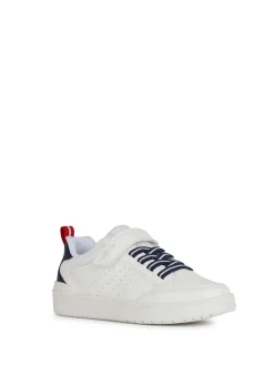 SNEAKERS RAGAZZO - GEOX BIANCO-NAVY - J45LQA 05411