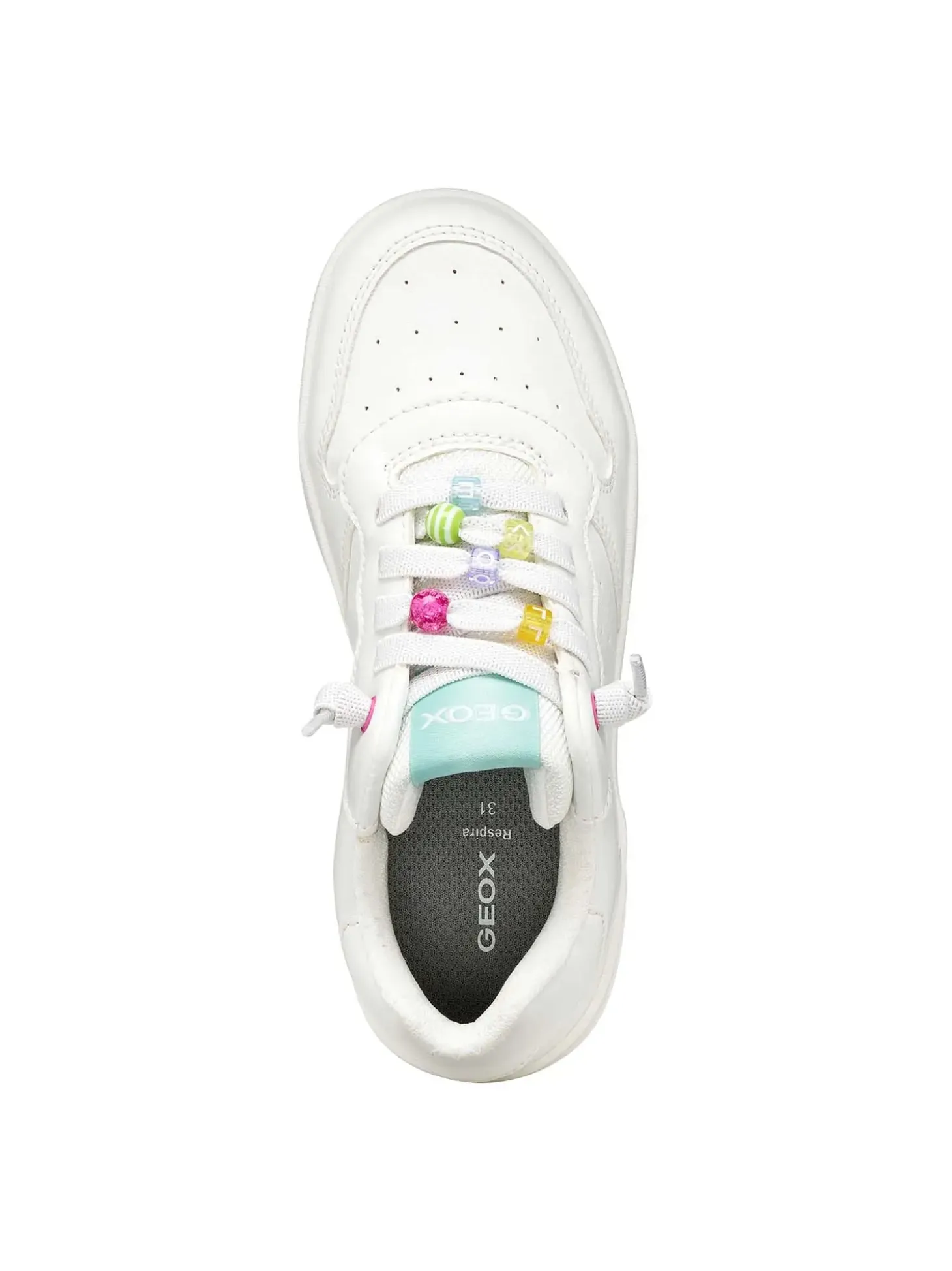 SNEAKERS RAGAZZO - GEOX BIANCO-MULTI - J45HXD 000BC