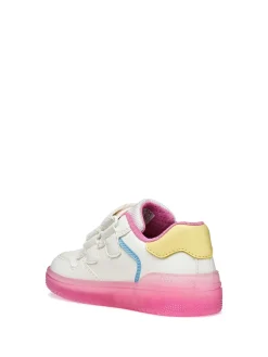 SNEAKERS RAGAZZO - GEOX BIANCO-ROSA - J45HXB 0003W