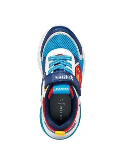 SNEAKERS RAGAZZO - GEOX BLU-ROSSO - J65LBB 01454