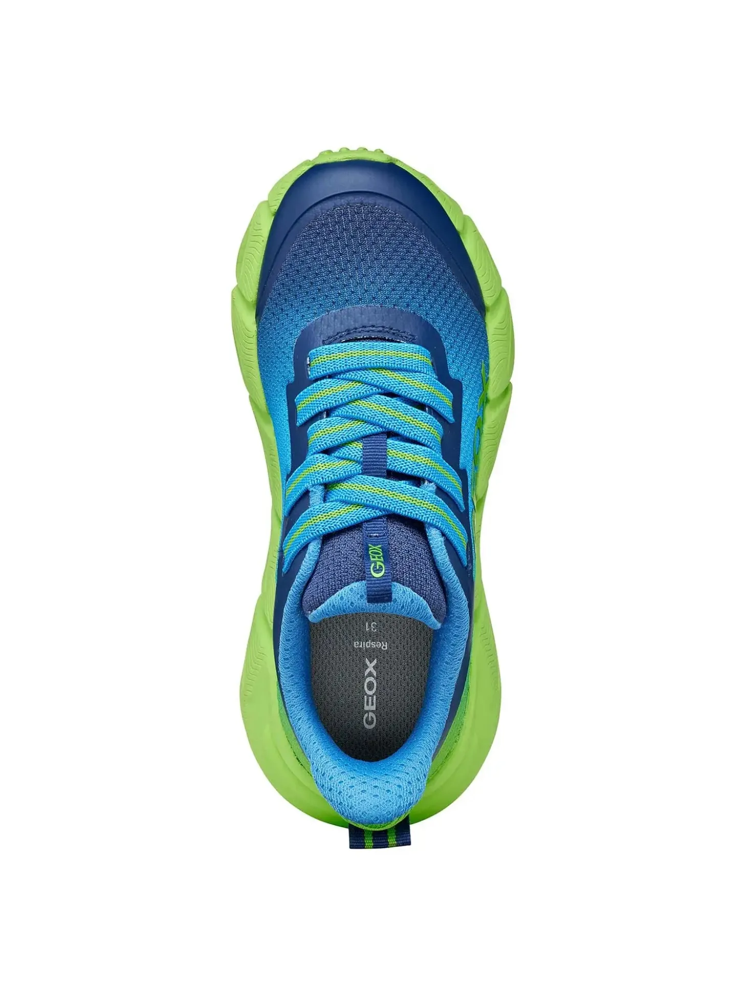 SNEAKERS RAGAZZO - GEOX BLU-VERDE - J46N1A 02A9J