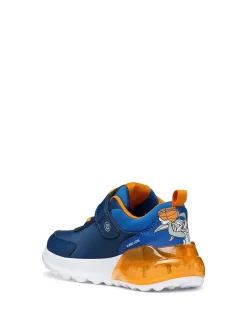 SNEAKERS RAGAZZO - GEOX NAVY-ARANCIO - J65LYA 011CE
